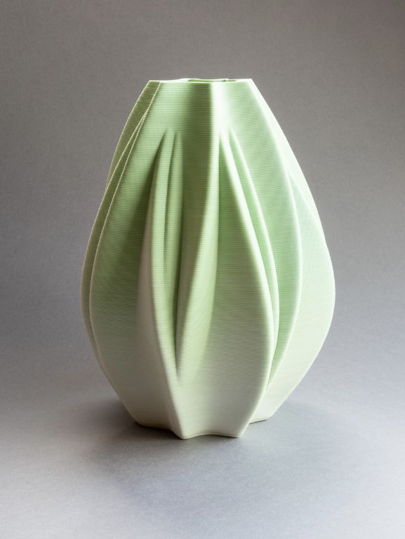 Green porcelain bud